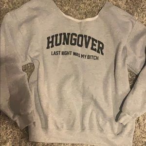 Off the shoulder sweater